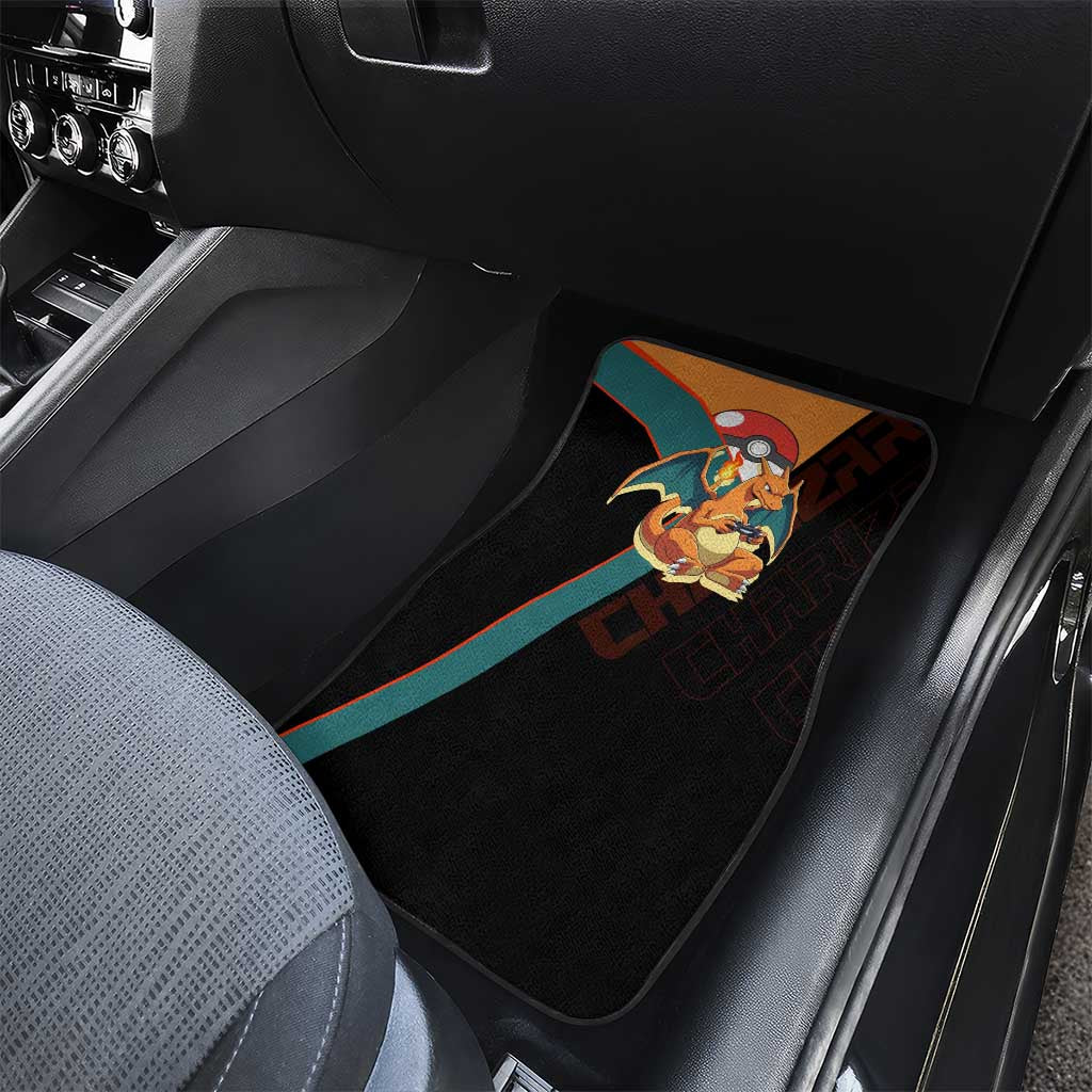 Charizard Poké Car Mats Retro Anime Gaming Style