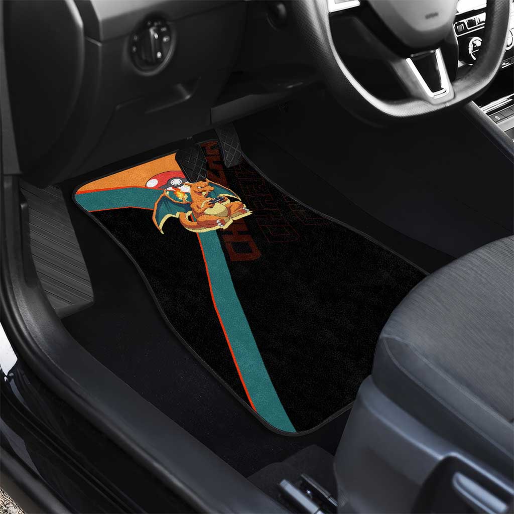 Charizard Poké Car Mats Retro Anime Gaming Style