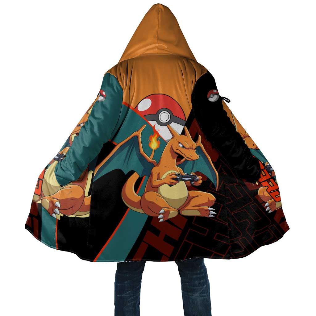 Charizard Poké Cloak Retro Anime Gaming Style