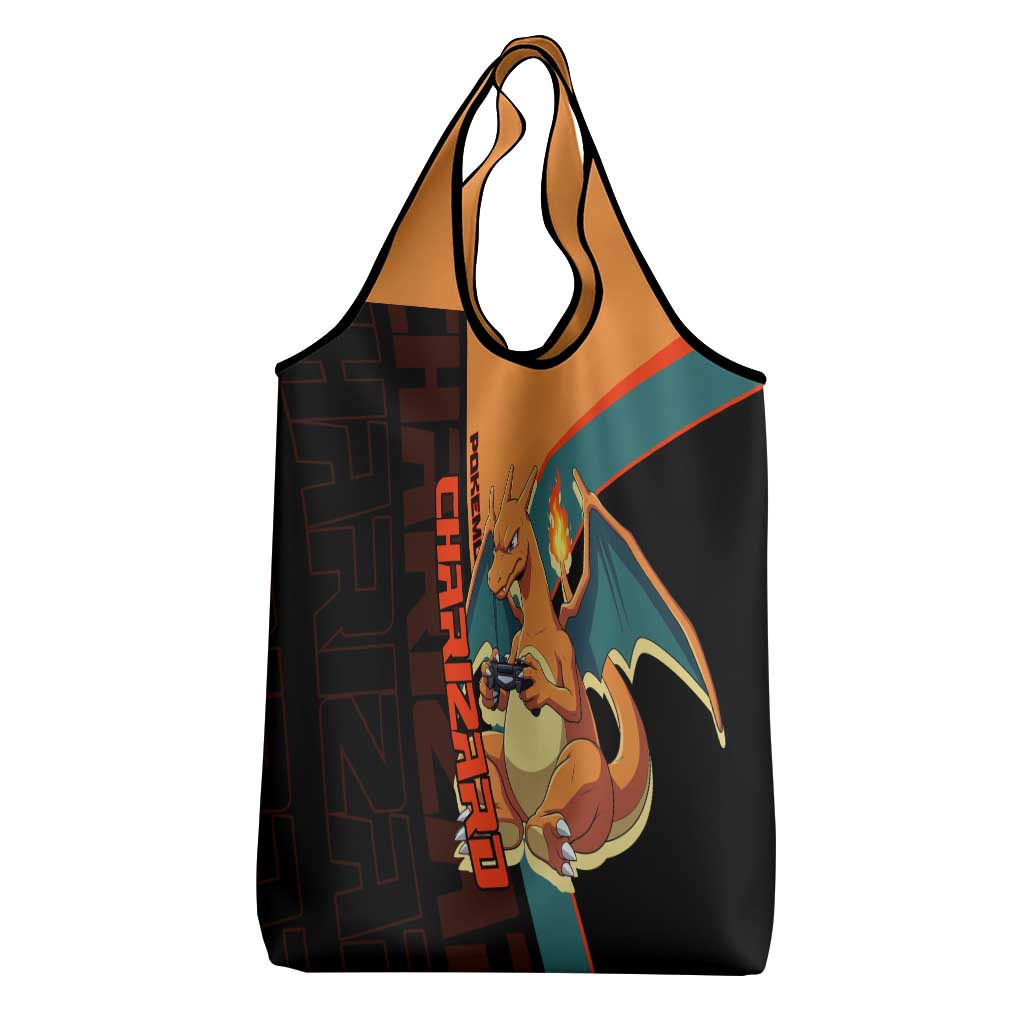 Charizard Poké Grocery Bag Retro Anime Gaming Style