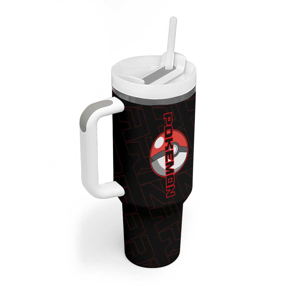 Charizard Poké Tumbler With Handle Retro Anime Gaming Style