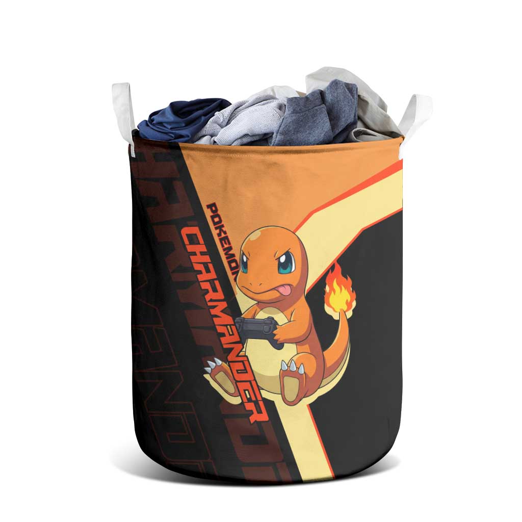 Charmander Poké Laundry Basket Playful Retro Anime Style