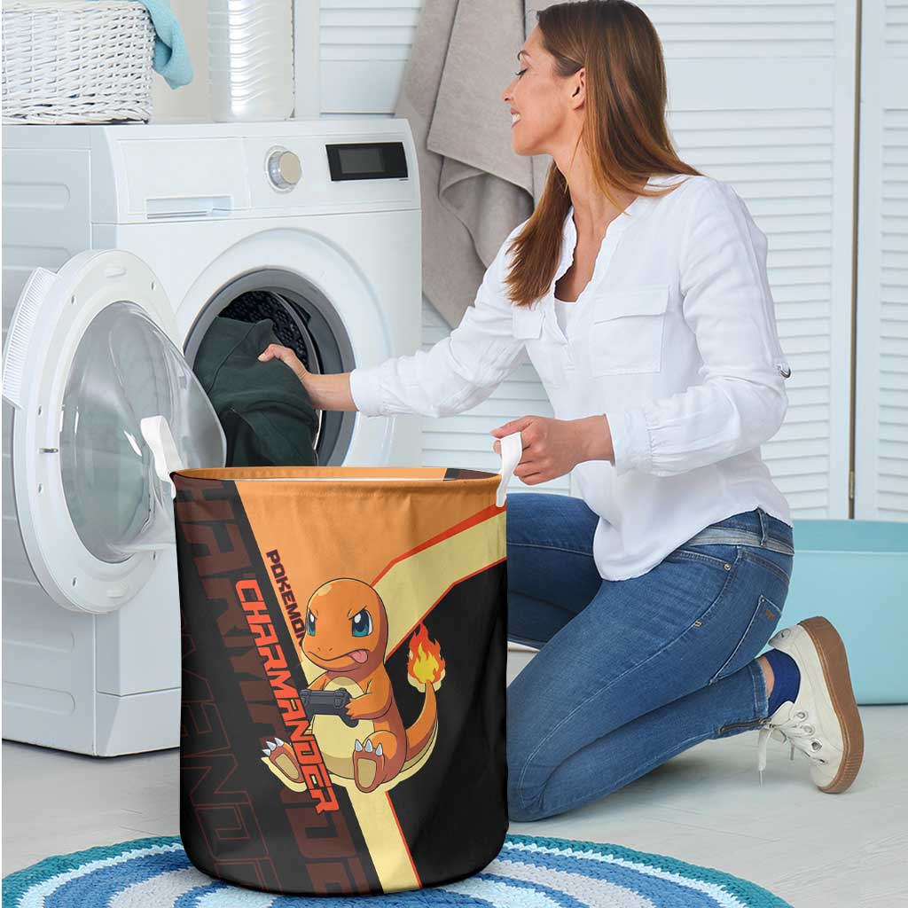 Charmander Poké Laundry Basket Playful Retro Anime Style