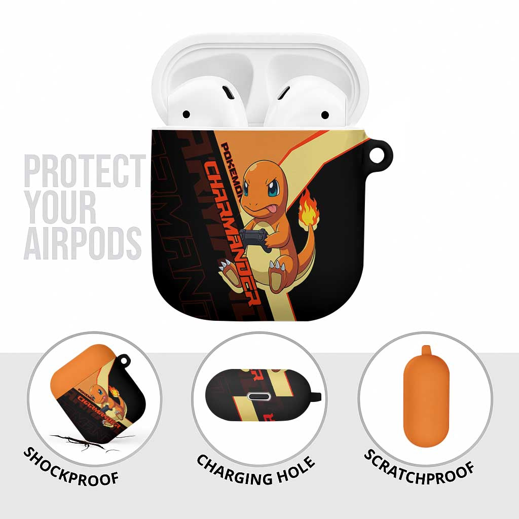 Charmander Poké AirPods Case Playful Retro Anime Style