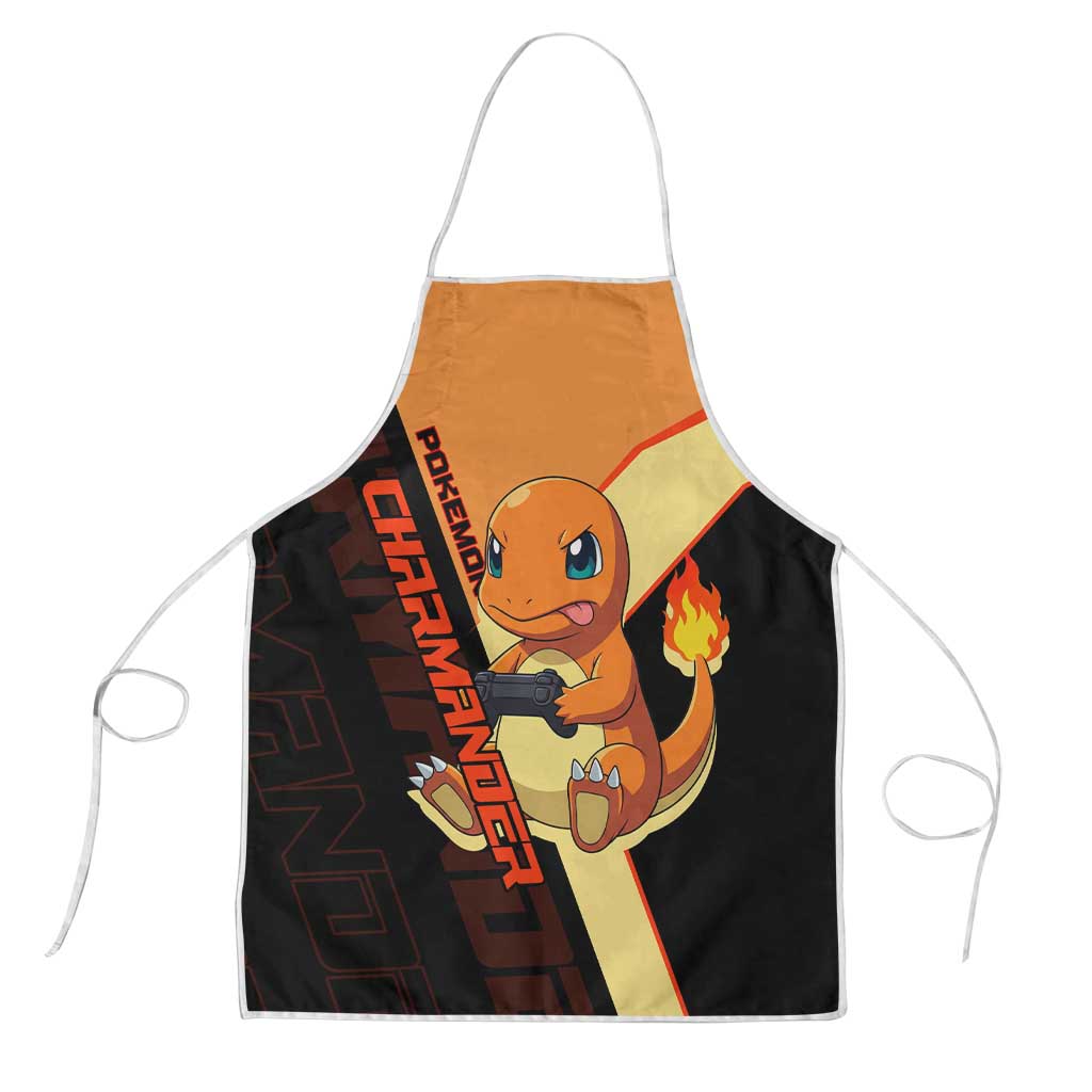 Charmander Poké Apron Playful Retro Anime Style