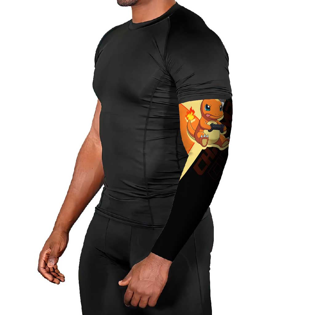Charmander Poké Arm Sleeves Playful Retro Anime Style