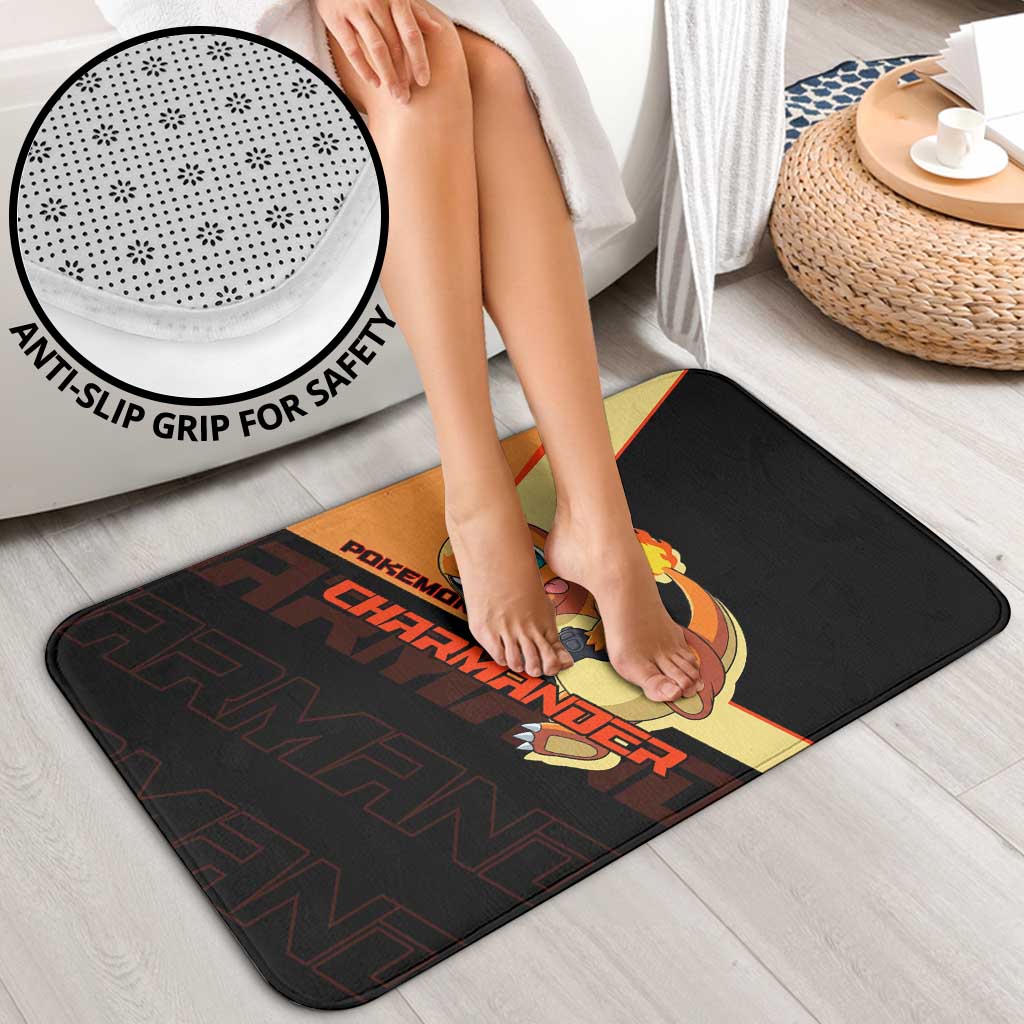 Charmander Poké Bathroom Set Playful Retro Anime Style