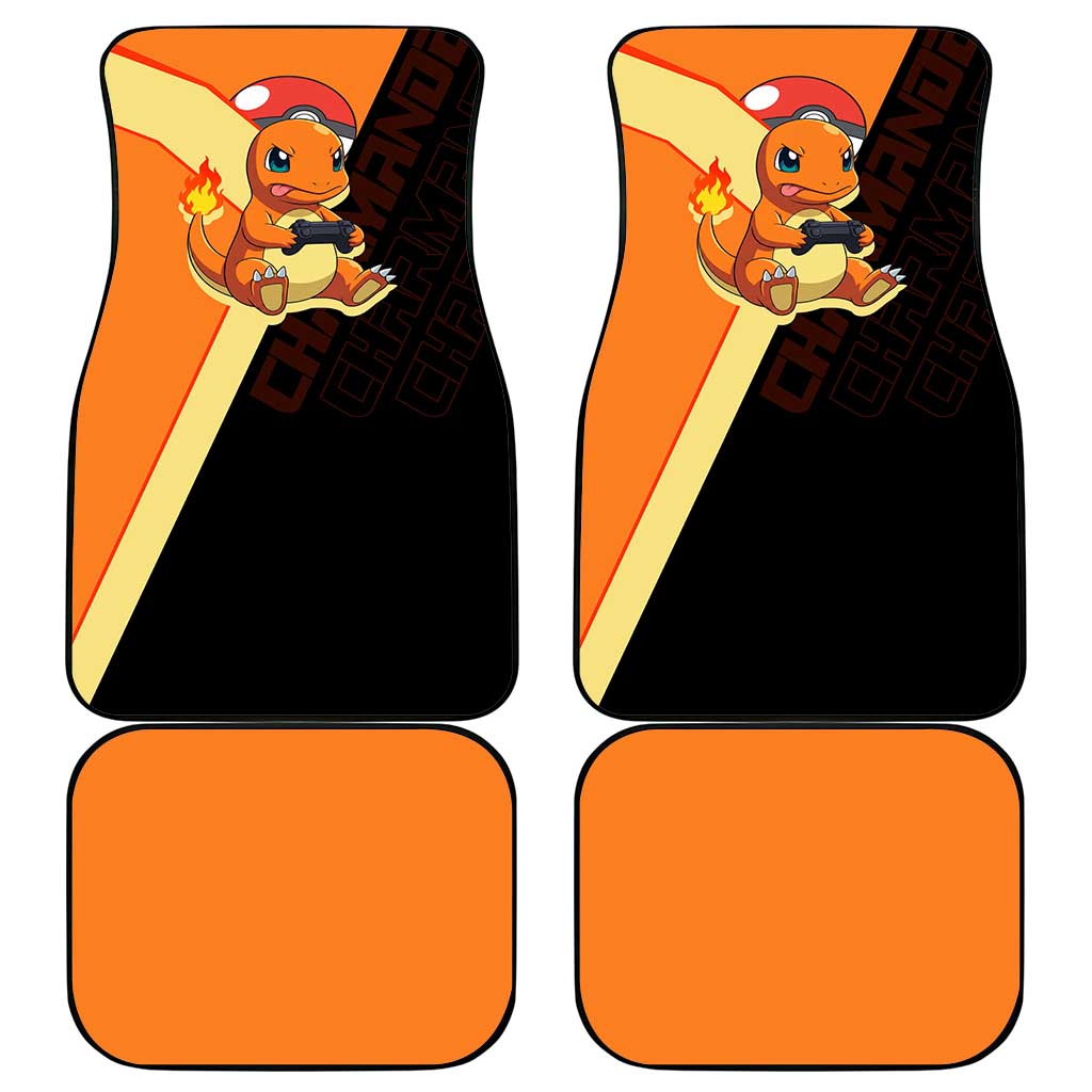 Charmander Poké Car Mats Playful Retro Anime Style
