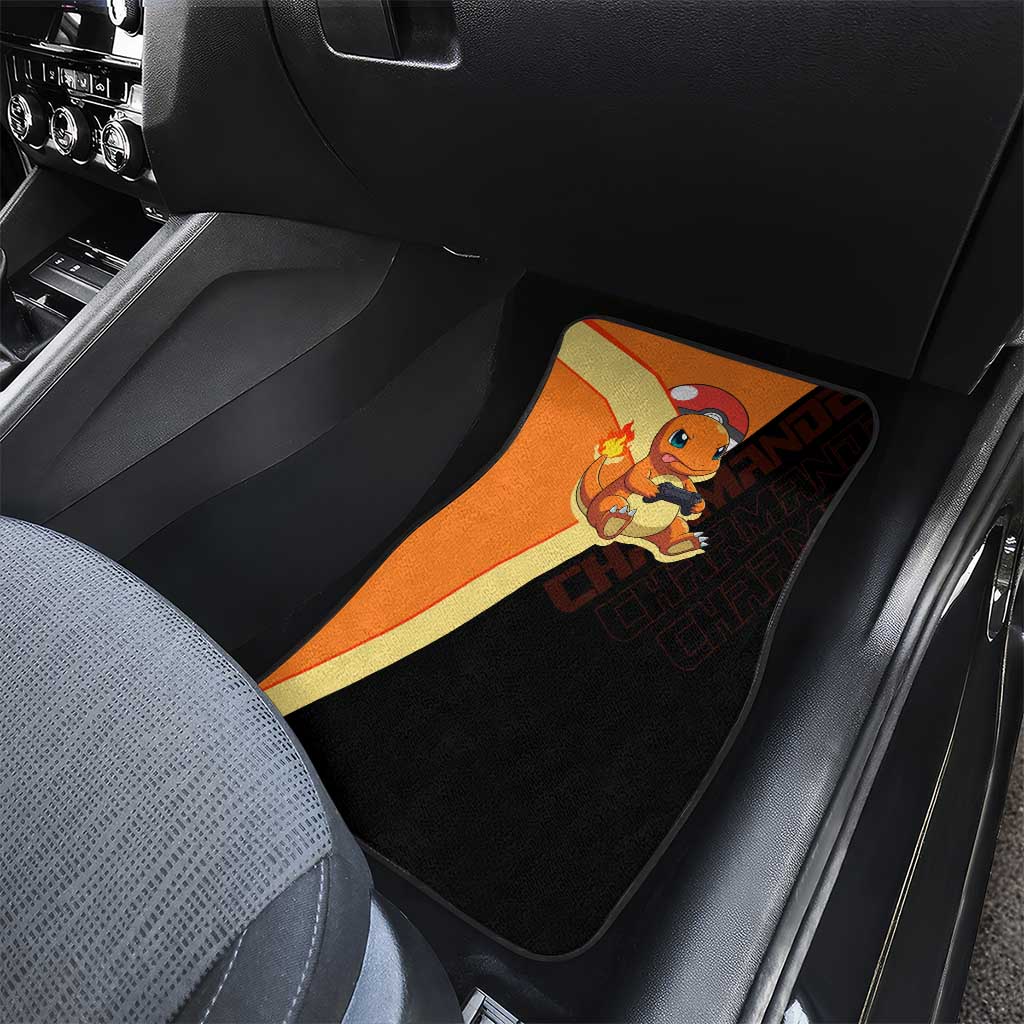 Charmander Poké Car Mats Playful Retro Anime Style