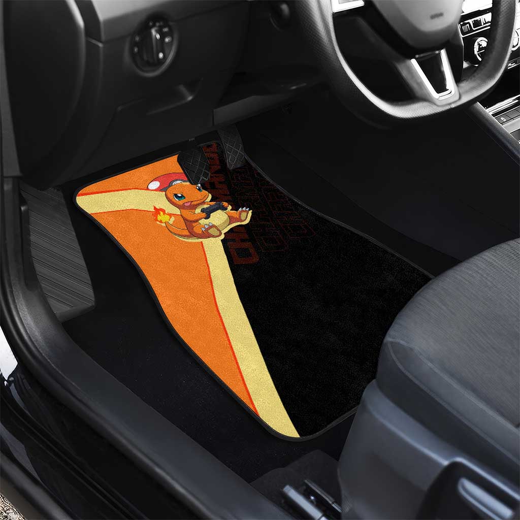 Charmander Poké Car Mats Playful Retro Anime Style