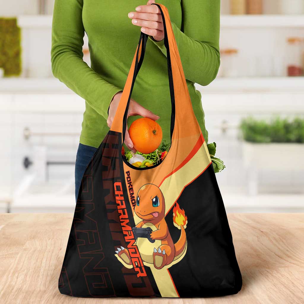 Charmander Poké Grocery Bag Playful Retro Anime Style