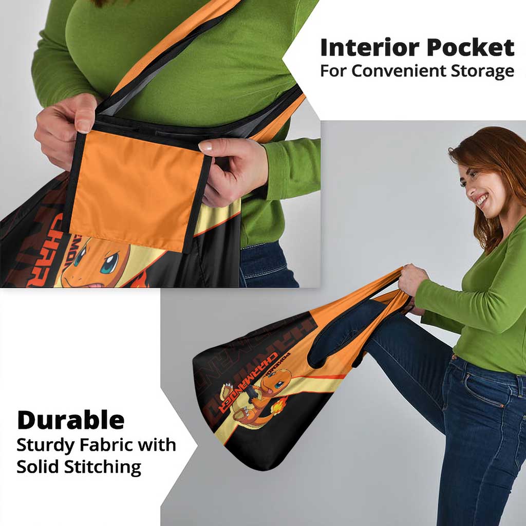 Charmander Poké Grocery Bag Playful Retro Anime Style