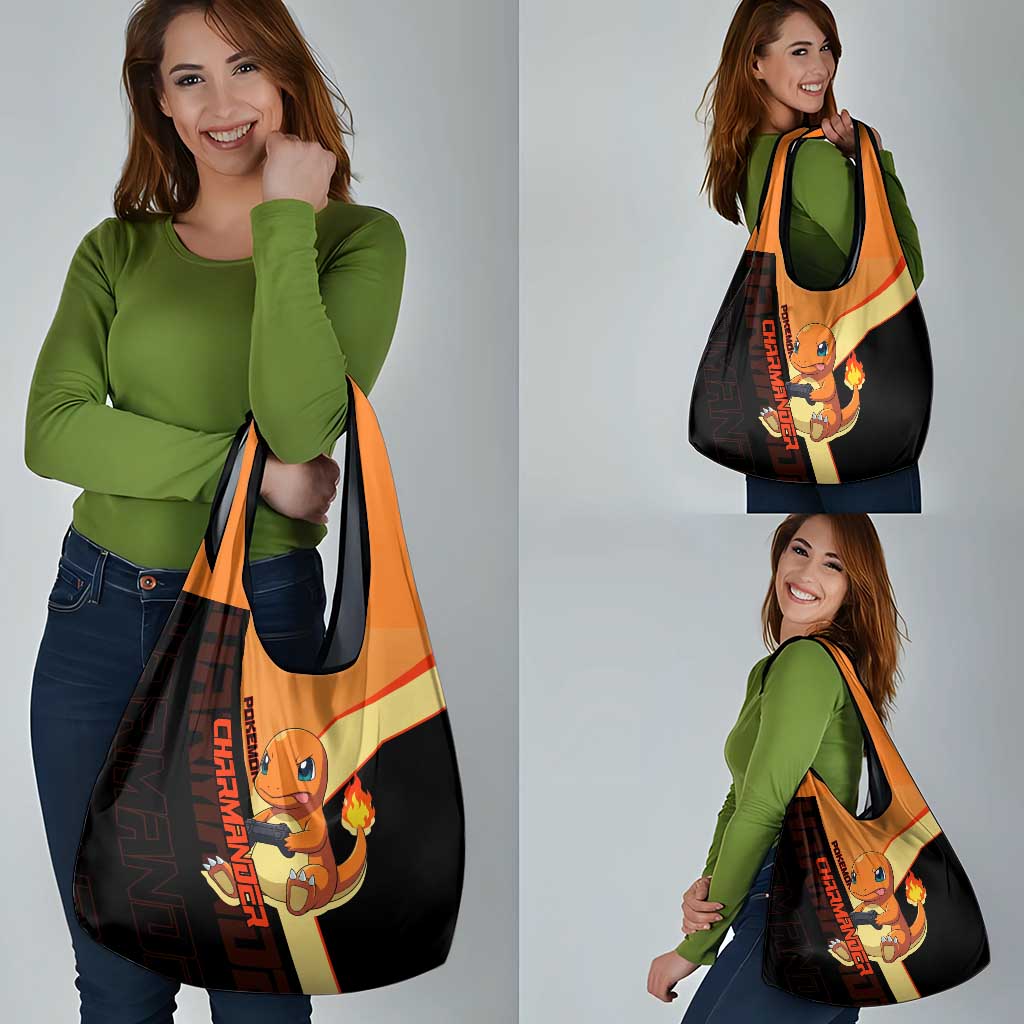 Charmander Poké Grocery Bag Playful Retro Anime Style