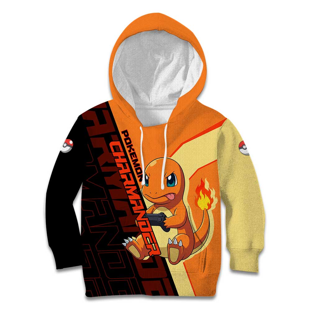 Charmander Poké Kid Hoodie Playful Retro Anime Style