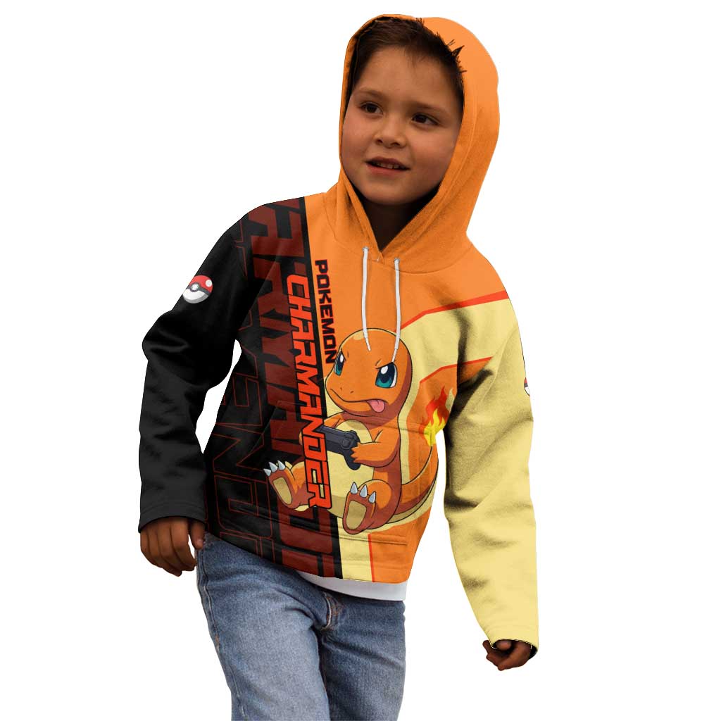Charmander Poké Kid Hoodie Playful Retro Anime Style