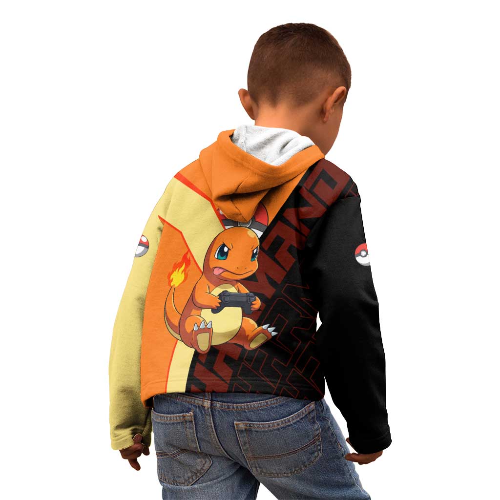 Charmander Poké Kid Hoodie Playful Retro Anime Style