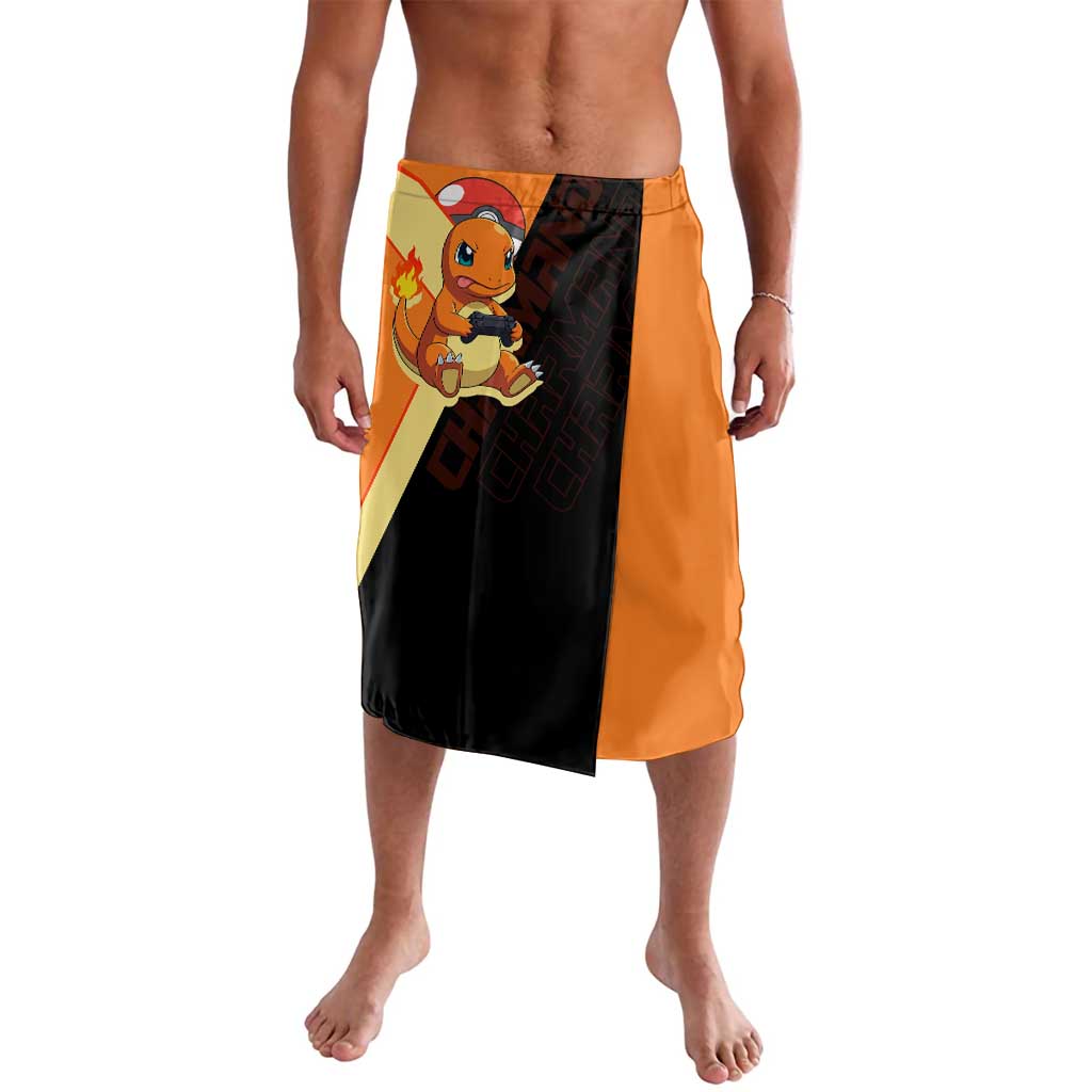 Charmander Poké Lavalava Playful Retro Anime Style