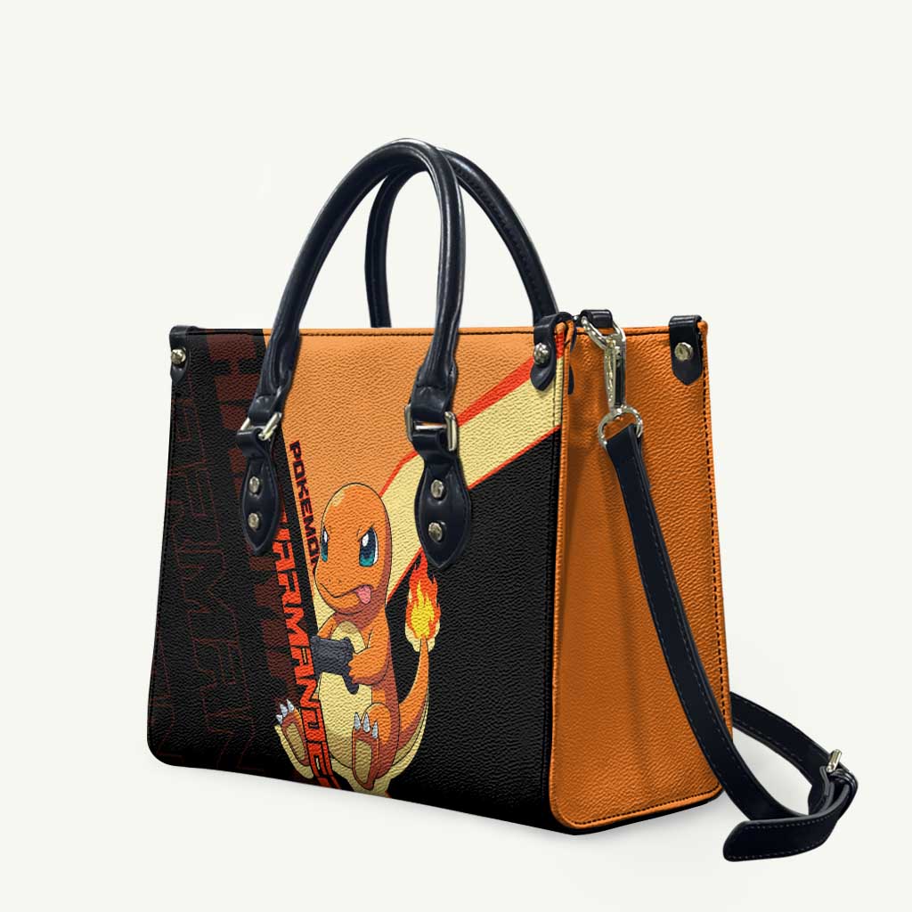 Charmander Poké Leather Bag Playful Retro Anime Style