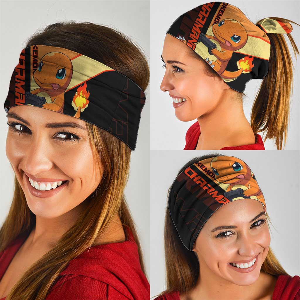 Charmander Poké Neck Gaiter Playful Retro Anime Style