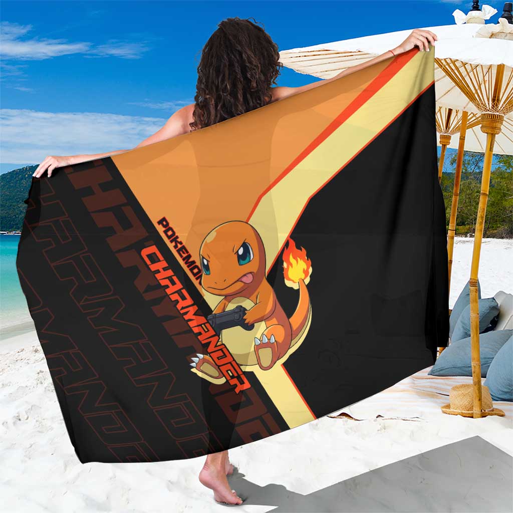 Charmander Poké Sarong Playful Retro Anime Style