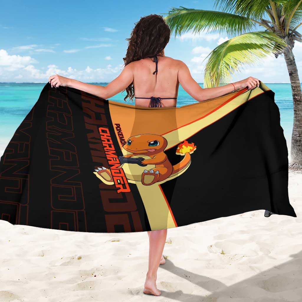 Charmander Poké Sarong Playful Retro Anime Style