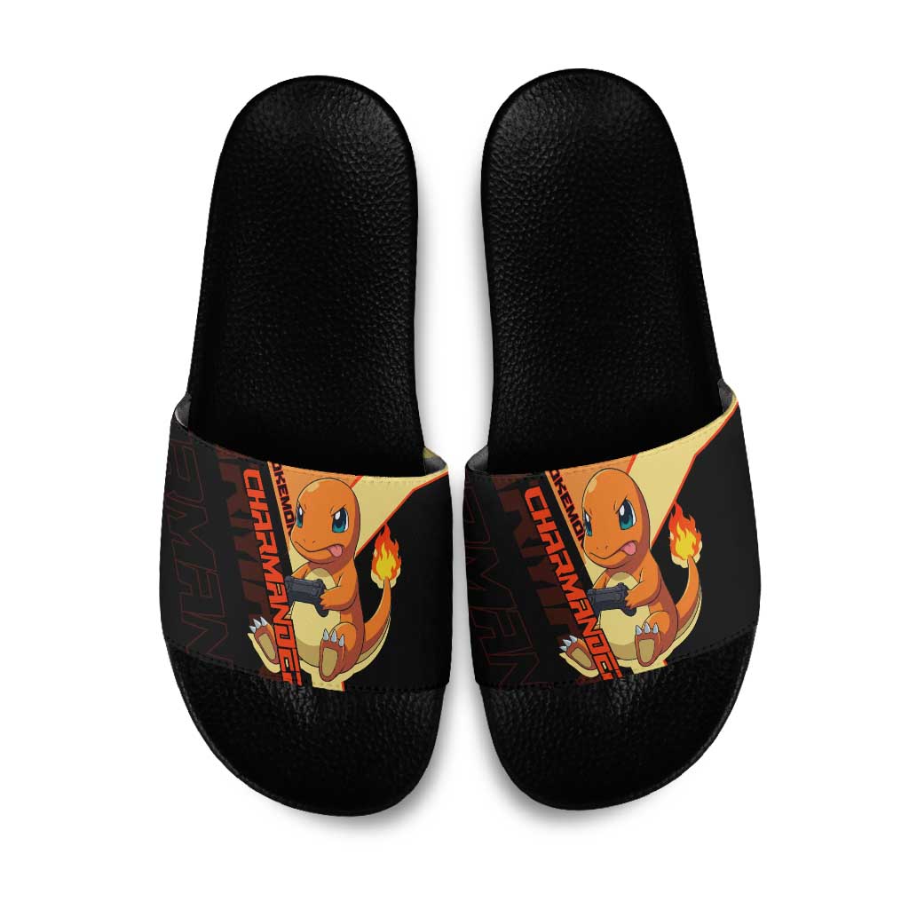 Charmander Poké Slide Sandals Playful Retro Anime Style
