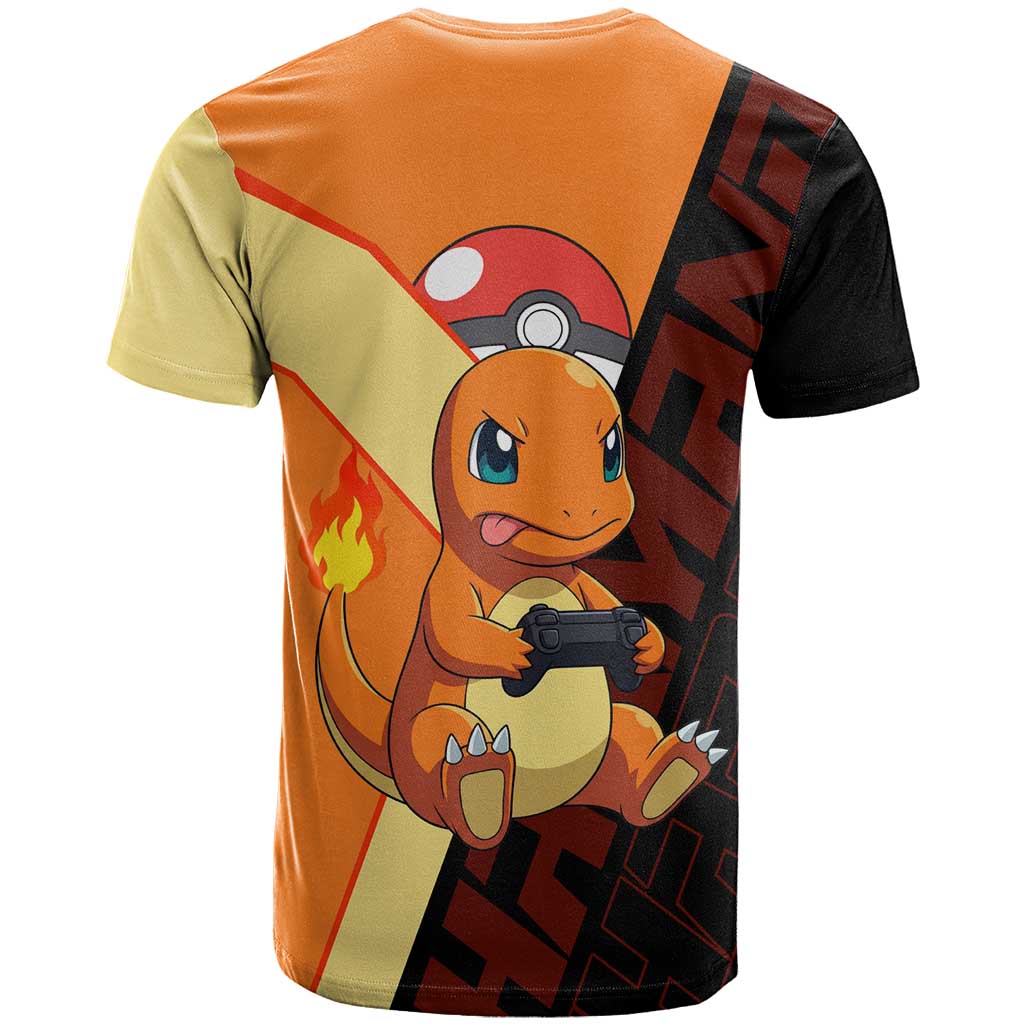 Charmander Poké T Shirt Playful Retro Anime Style