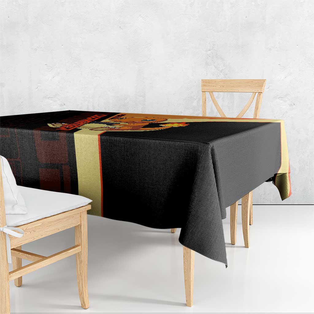 Charmander Poké Tablecloth Playful Retro Anime Style