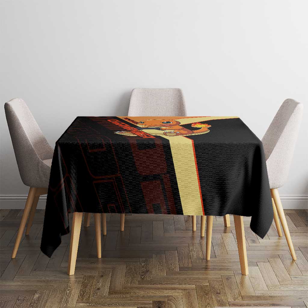 Charmander Poké Tablecloth Playful Retro Anime Style