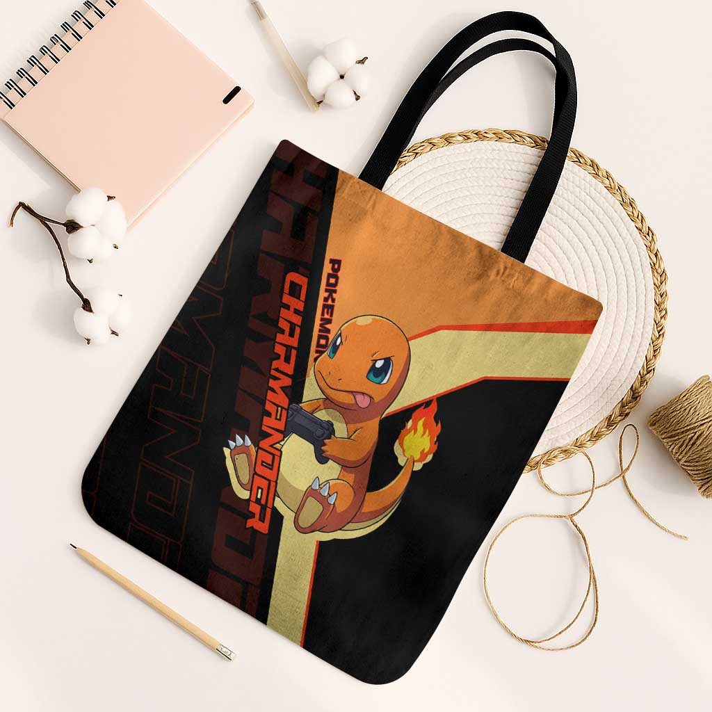 Charmander Poké Tote Bag Playful Retro Anime Style