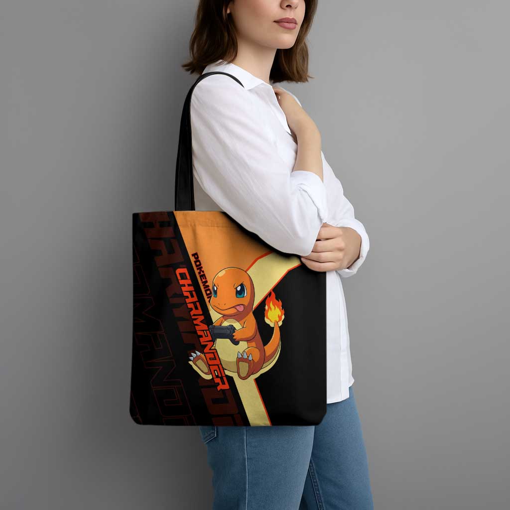 Charmander Poké Tote Bag Playful Retro Anime Style