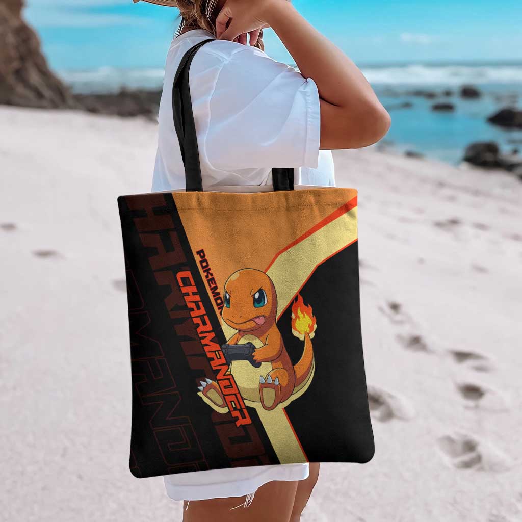 Charmander Poké Tote Bag Playful Retro Anime Style