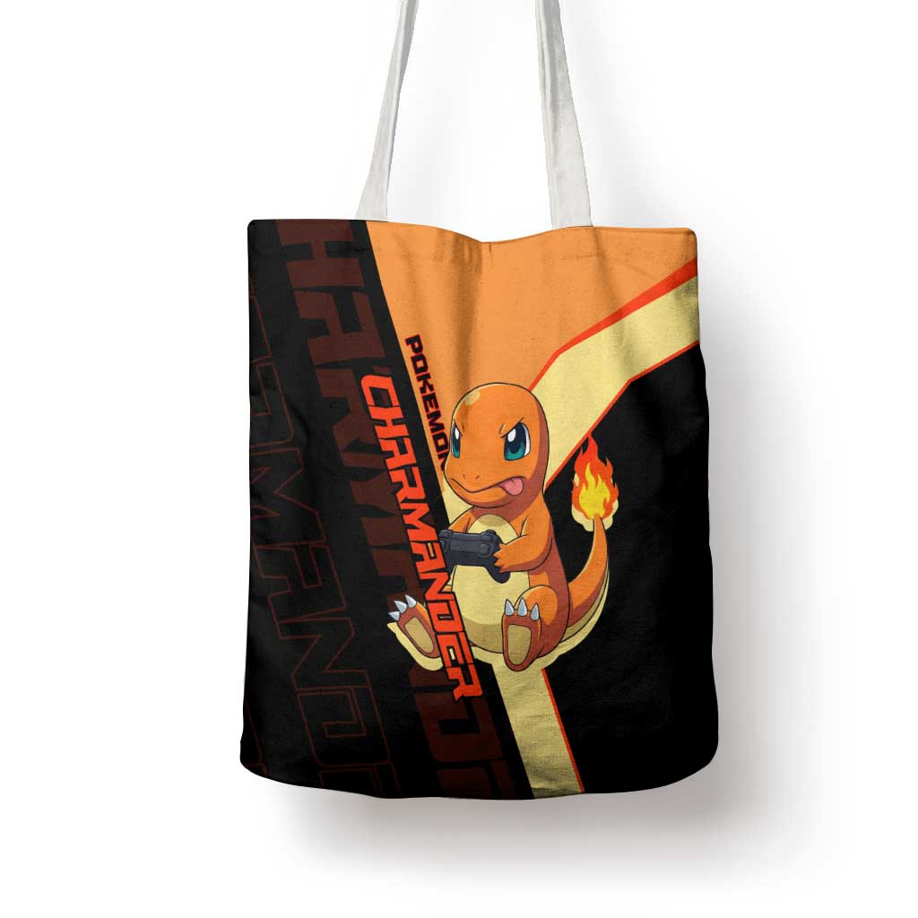 Charmander Poké Tote Bag Playful Retro Anime Style