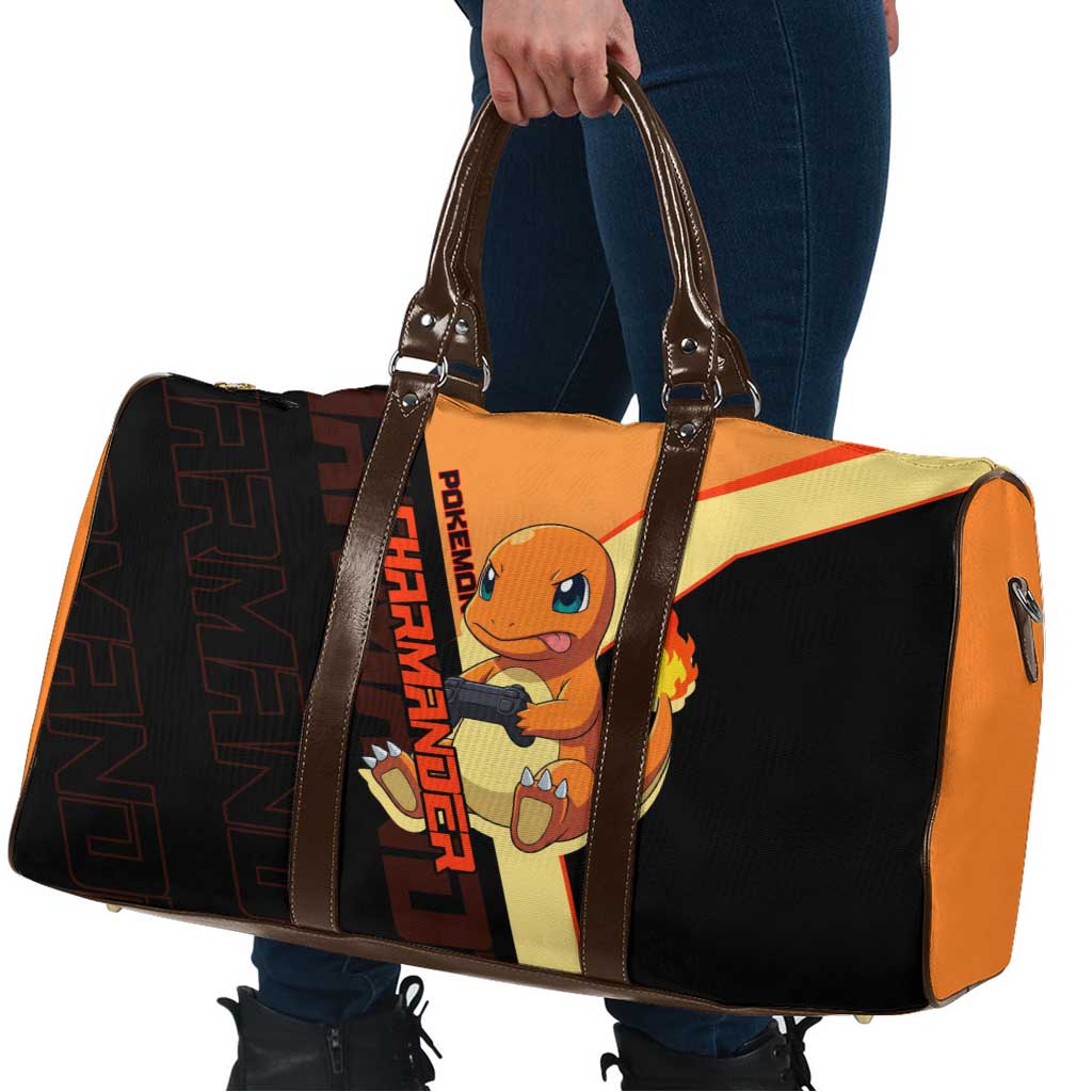 Charmander Poké Travel Bag Playful Retro Anime Style