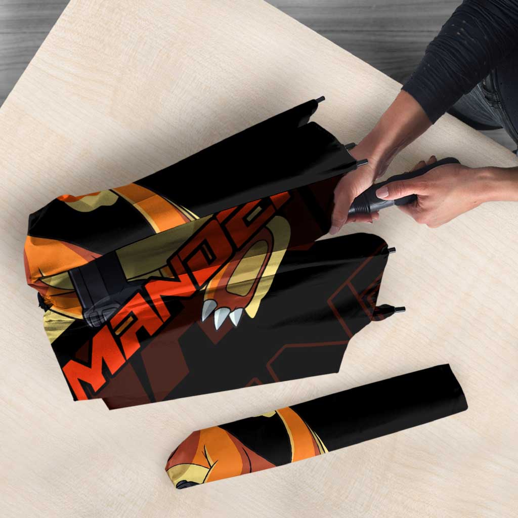 Charmander Poké Umbrella Playful Retro Anime Style