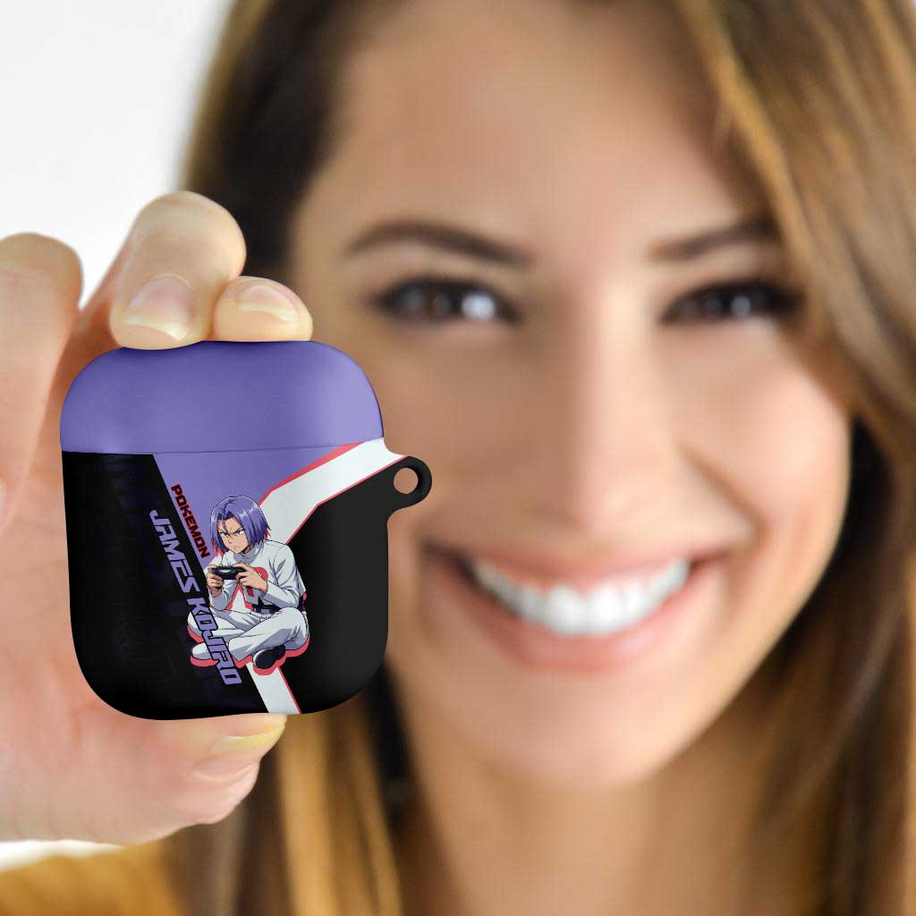 James Kojiro Poké AirPods Case Classic Villain Anime Style