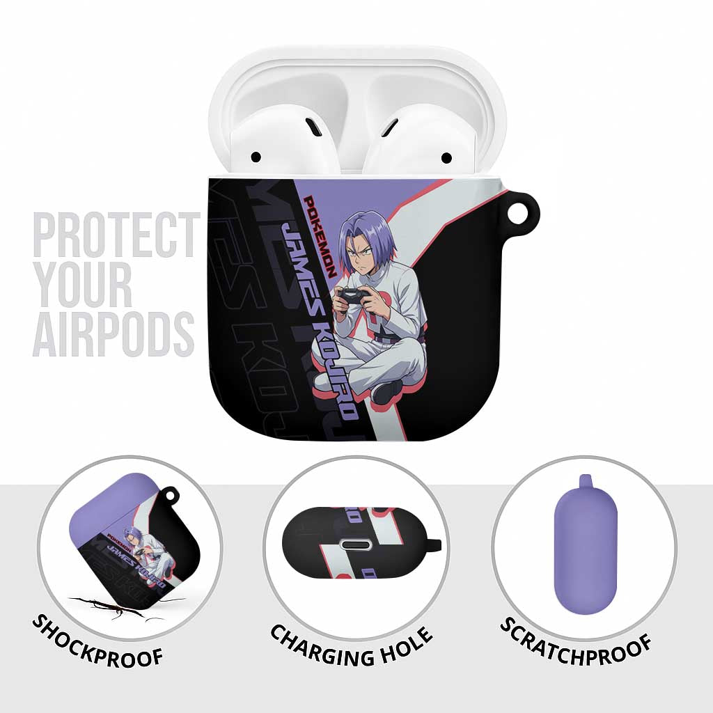 James Kojiro Poké AirPods Case Classic Villain Anime Style