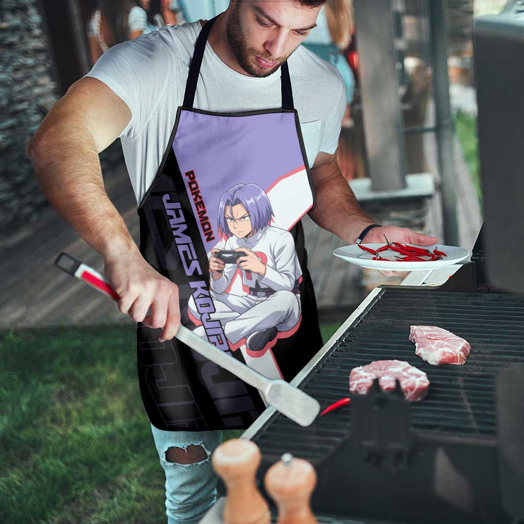 James Kojiro Poké Apron Classic Villain Anime Style