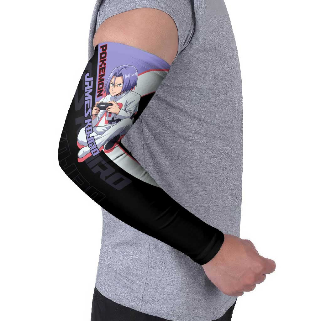 James Kojiro Poké Arm Sleeves Classic Villain Anime Style