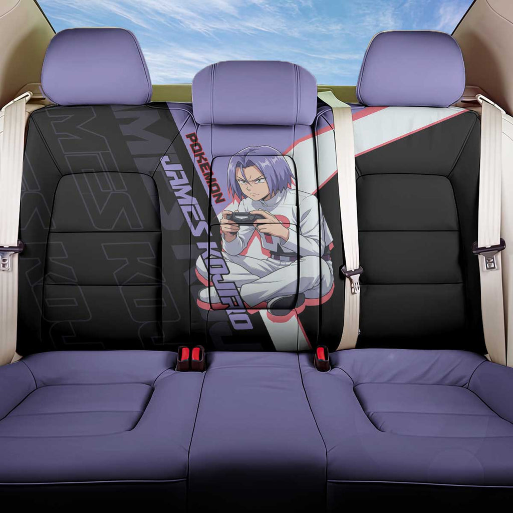 James Kojiro Poké Back Car Seat Cover Classic Villain Anime Style