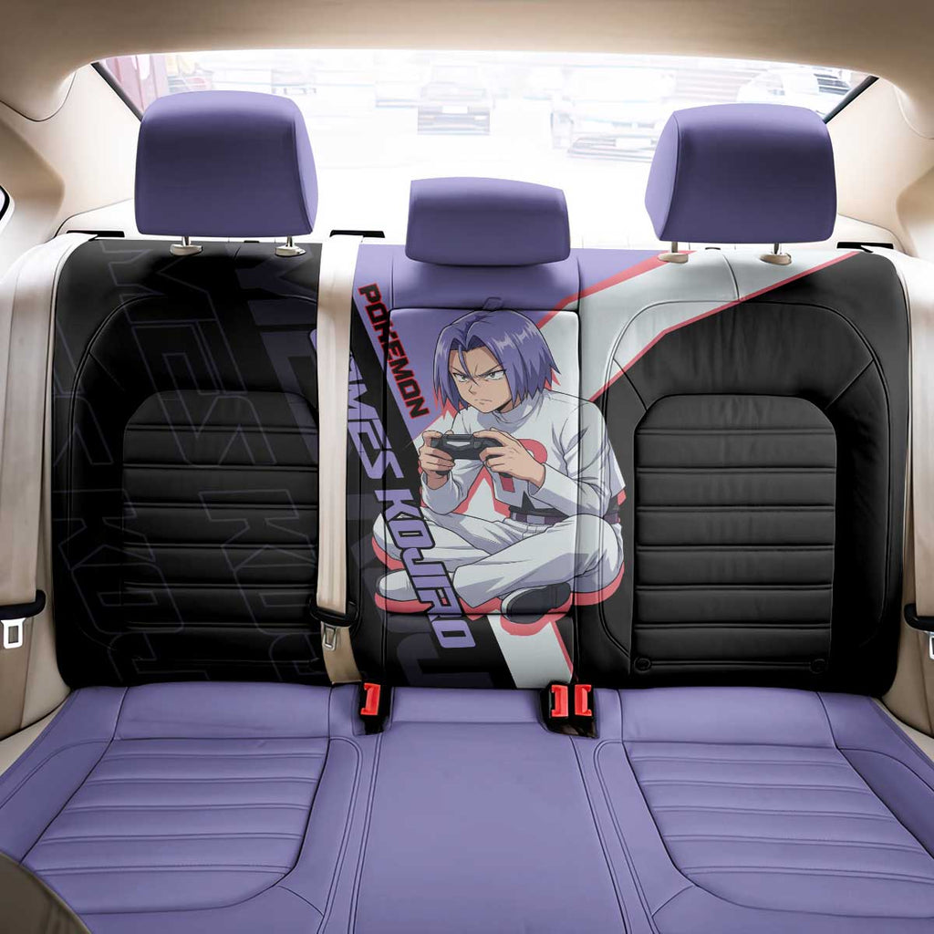 James Kojiro Poké Back Car Seat Cover Classic Villain Anime Style