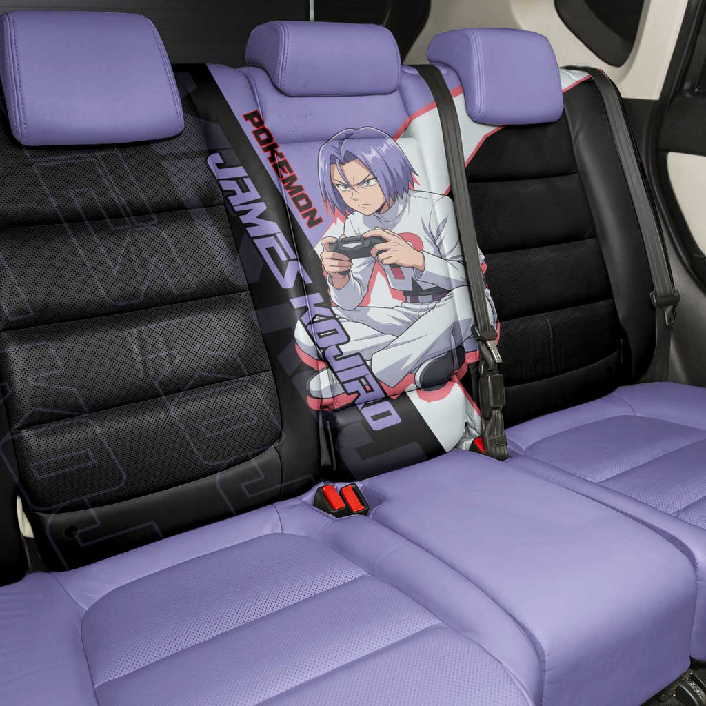 James Kojiro Poké Back Car Seat Cover Classic Villain Anime Style