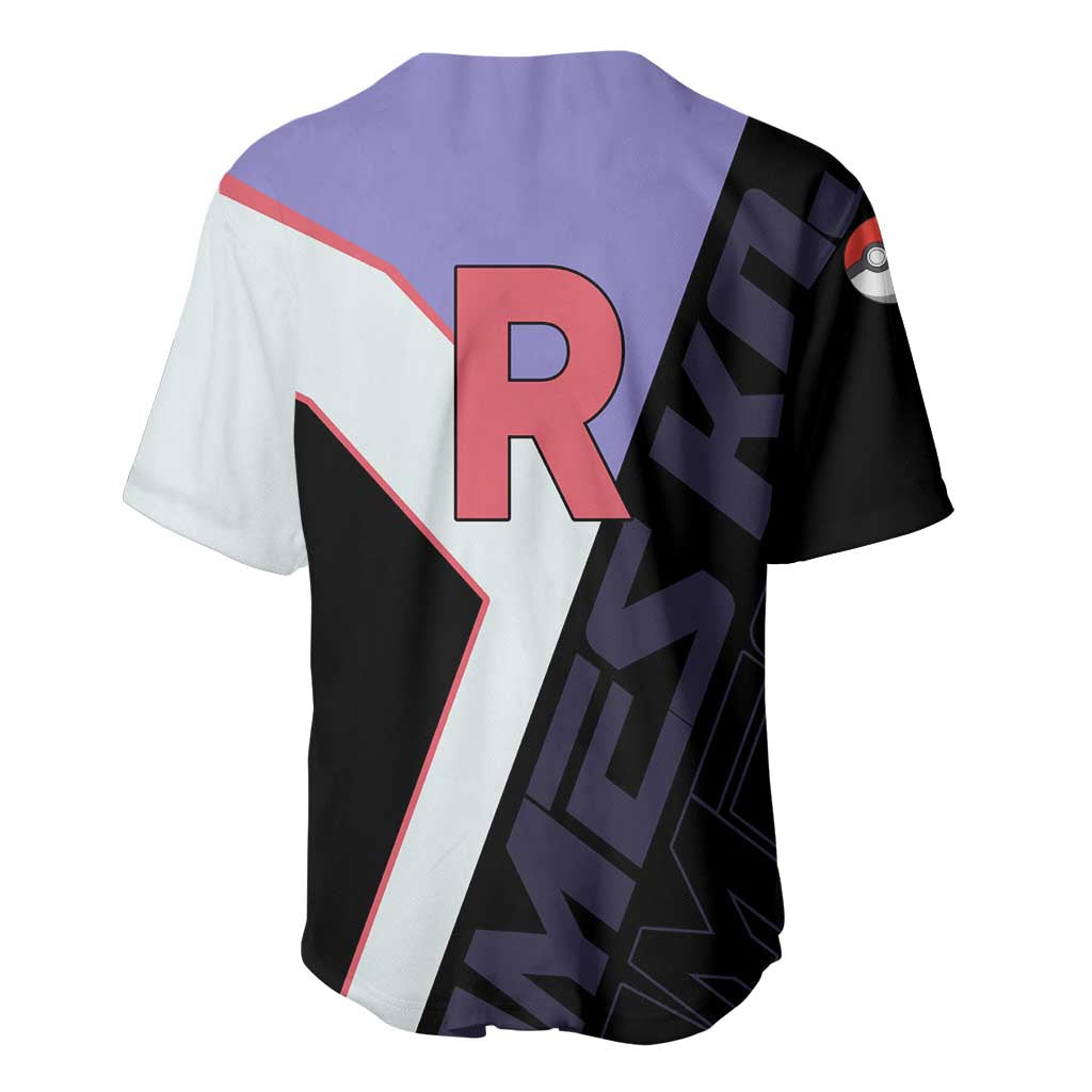 James Kojiro Poké Baseball Jersey Classic Villain Anime Style