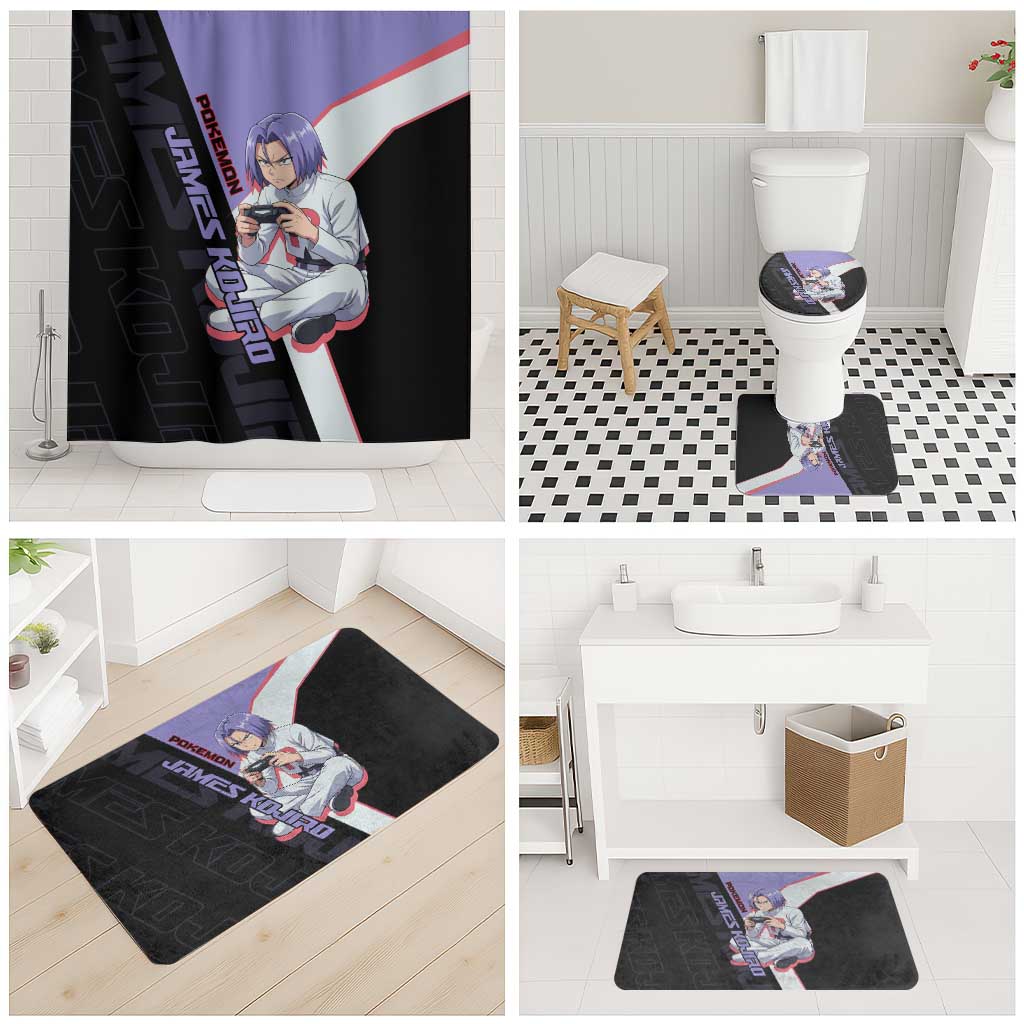 James Kojiro Poké Bathroom Set Classic Villain Anime Style