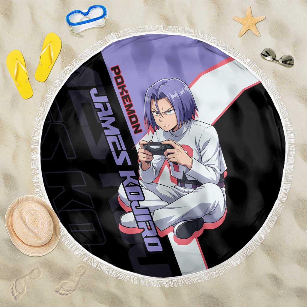 James Kojiro Poké Beach Blanket Classic Villain Anime Style