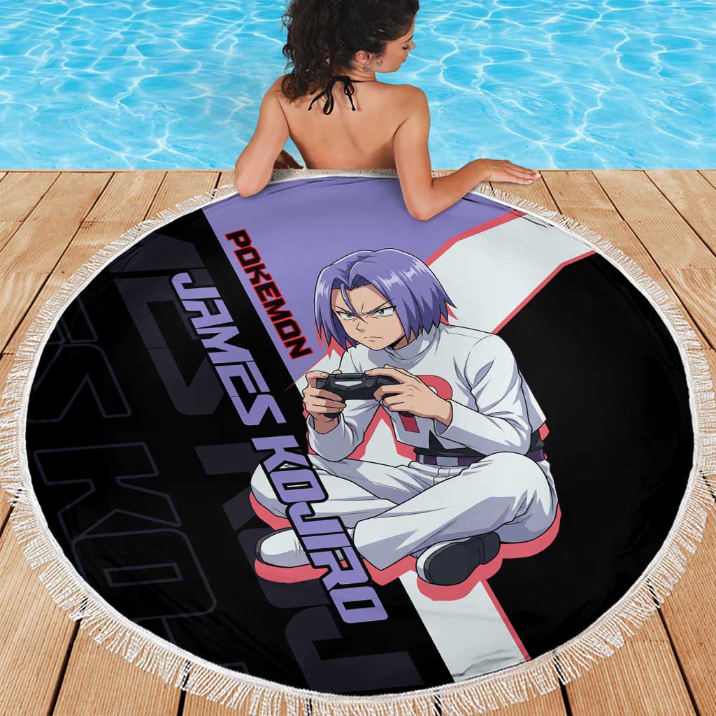 James Kojiro Poké Beach Blanket Classic Villain Anime Style