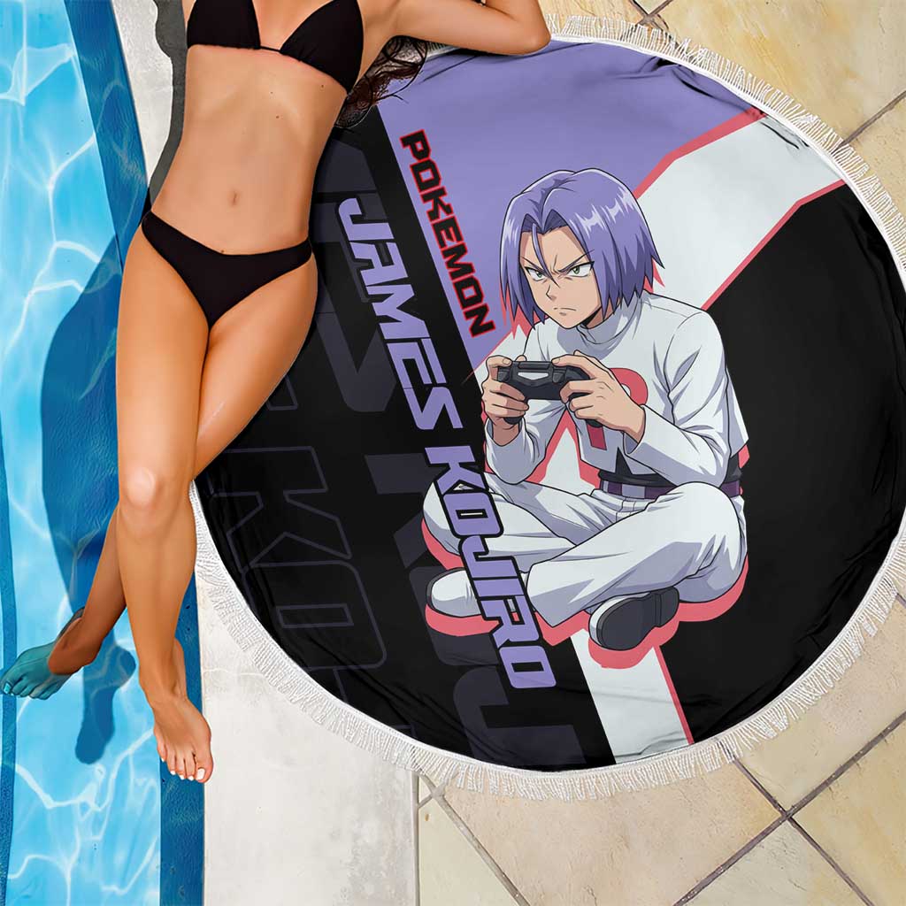 James Kojiro Poké Beach Blanket Classic Villain Anime Style