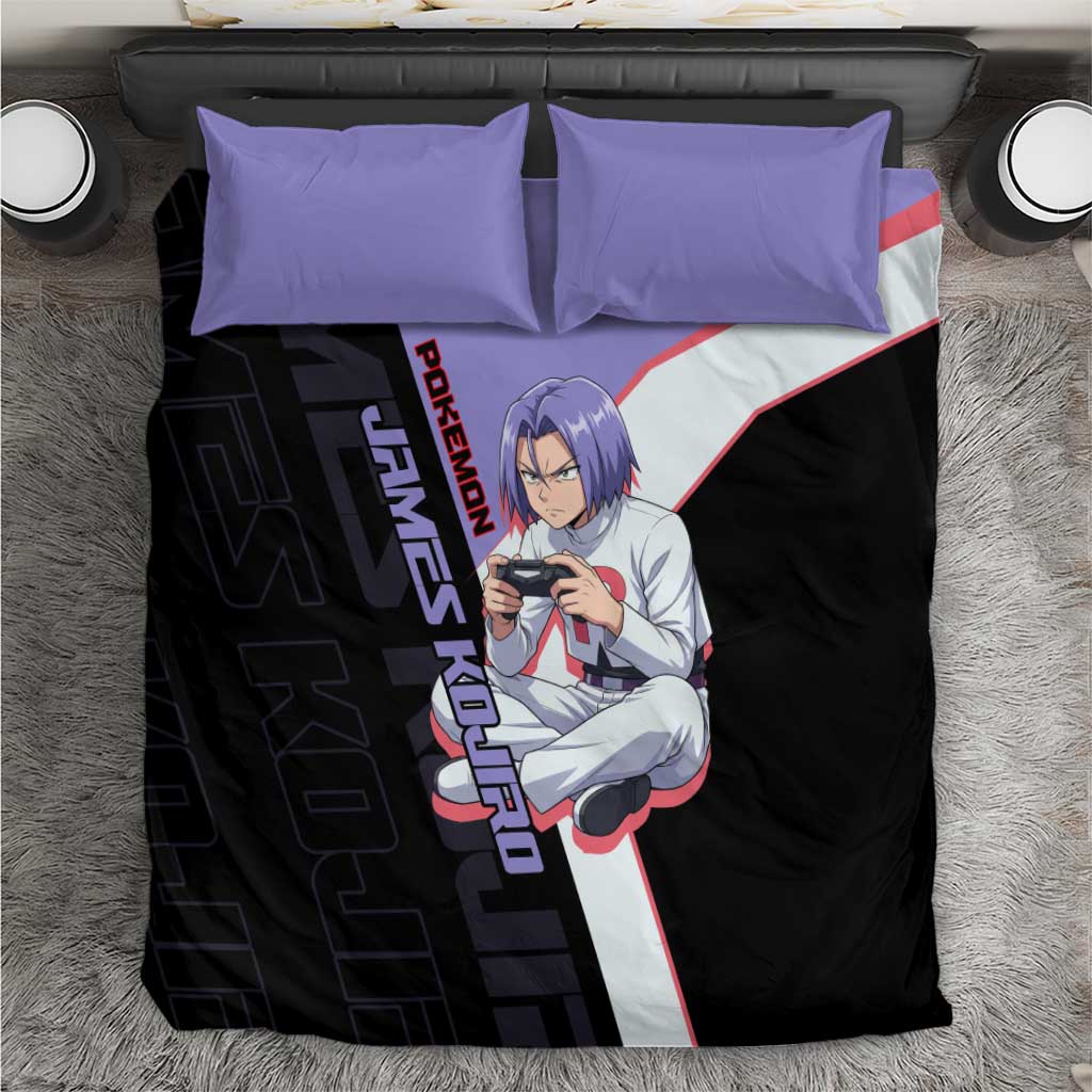 James Kojiro Poké Bedding Set Classic Villain Anime Style