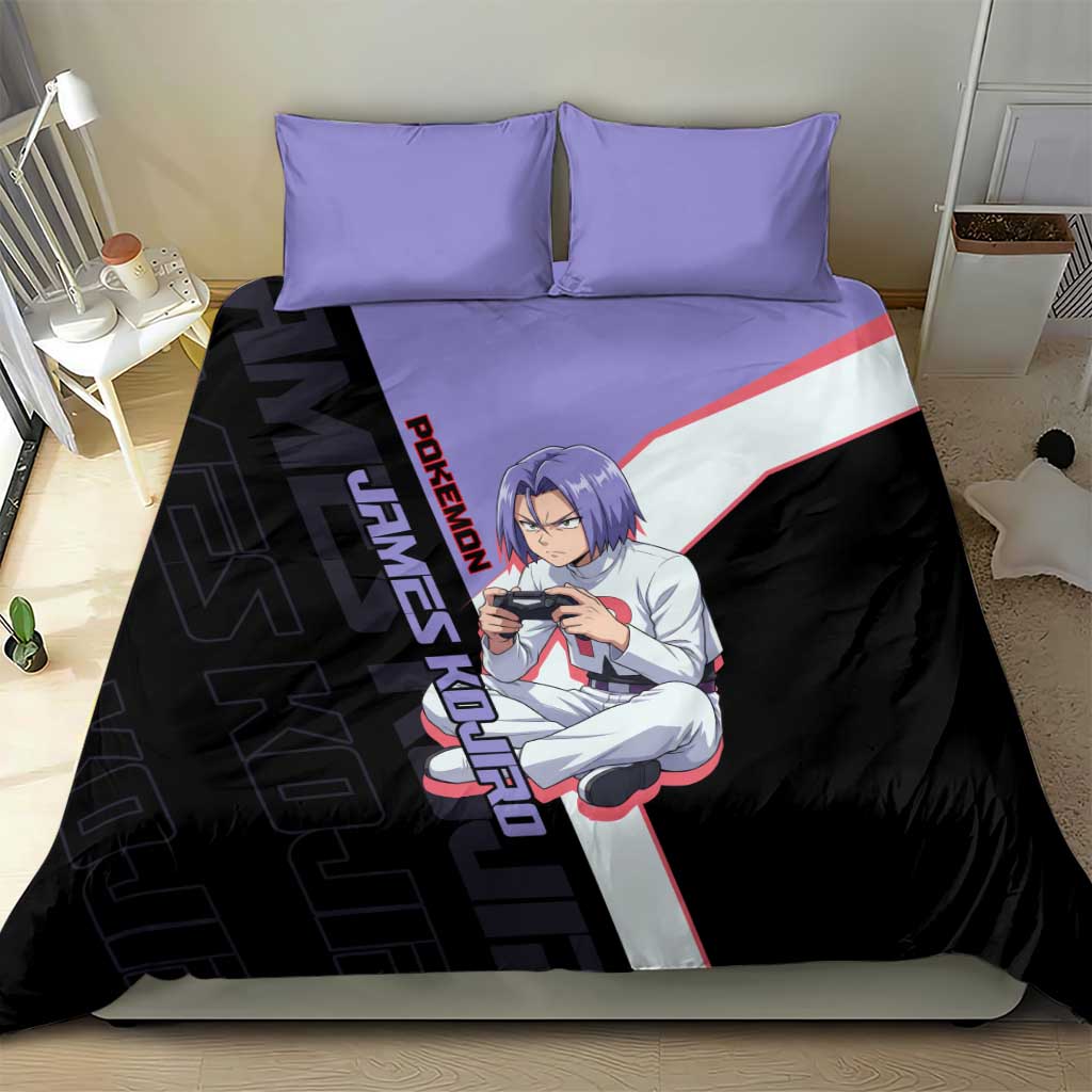 James Kojiro Poké Bedding Set Classic Villain Anime Style
