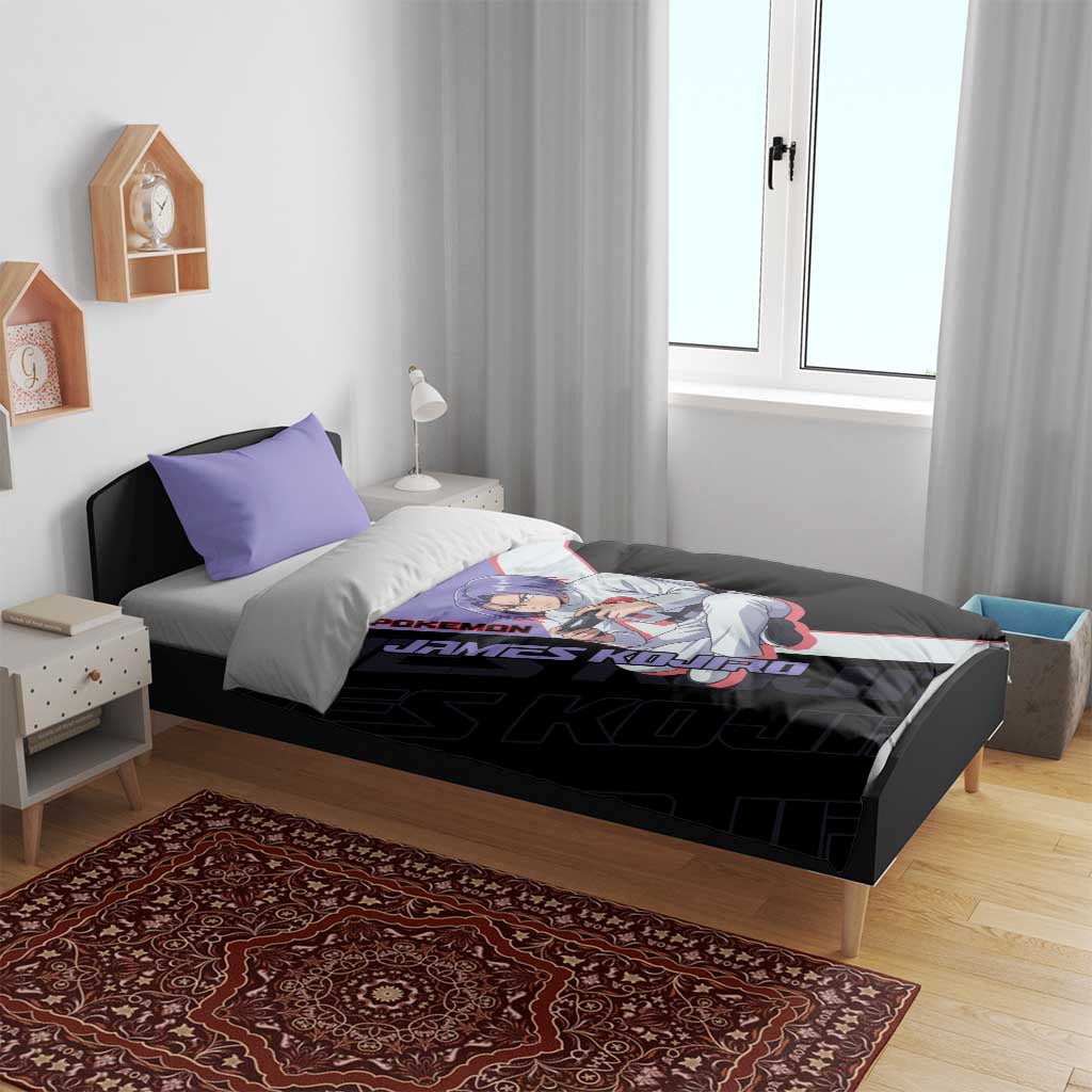 James Kojiro Poké Bedding Set Classic Villain Anime Style